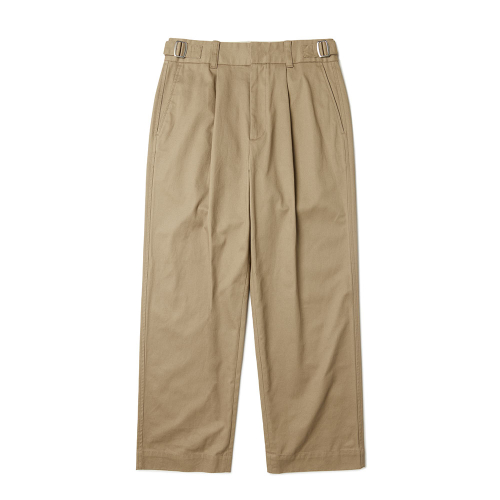 хлопок ONE TUCK TROUSERS - бежевый (P233MPT224)