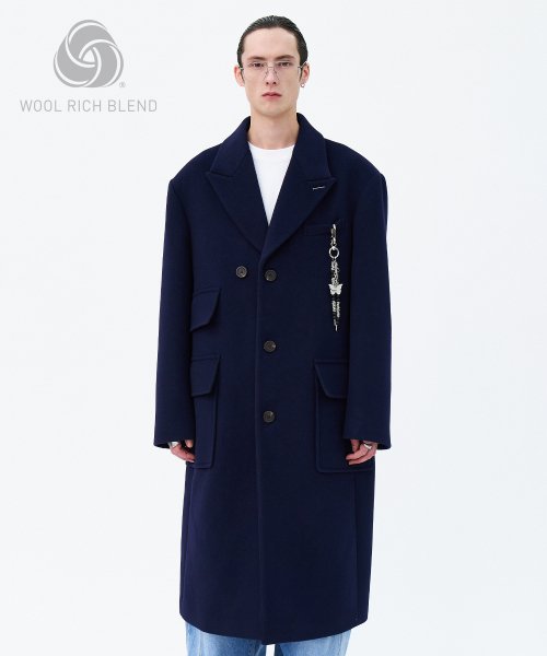 이에이(IEY) VOYAGE SINGLE COAT Navy - 사이즈 & 후기 | 무신사