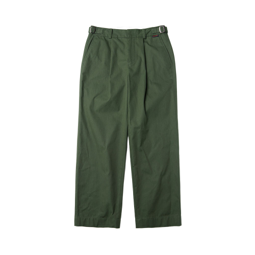 VENTILE ONE TUCK TROUSERS - оливковый (P233MPT221)