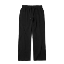 STRAIGHT FIT JERSEY TROUSERS - BLACK (P233UPT233)