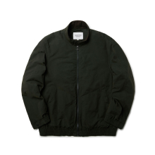 LIGHT WAX HARRINGTON JACKET - D/KHAKI (P233MJP220)