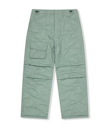 Quilted Camo Liner Pants Dusty Blue