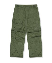 Quilted Camo Liner Pants Khaki