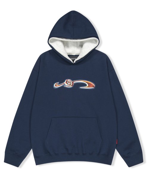 スウェット・トレーナー YESEYESEE YES Double Hoodie Navy YS233TSWHO03NAV 예스아이씨(YESEYESEE) Y.E.S Double Hoodie Navy - 사이즈
