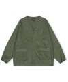 Quilted Camo Liner Jacket Khaki