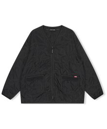 Quilted Camo Liner Jacket Black