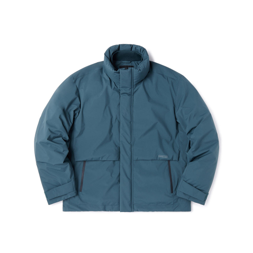 лёгкий HIGH NECK DOWN свитер - TEAL зелёный (P234MDW111)