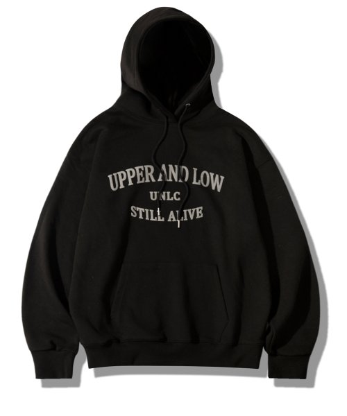 Худи полу-оверсайз Upper (Black)