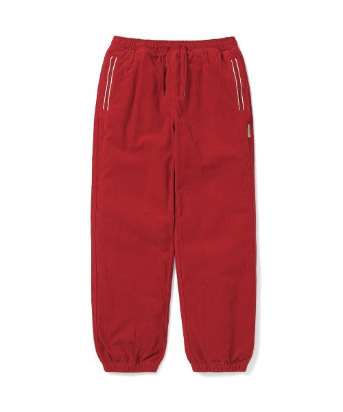 MUSINSA | thisisneverthat® Corduroy Track Pants Red