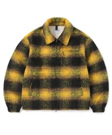Brushed Check Jacket Yellow