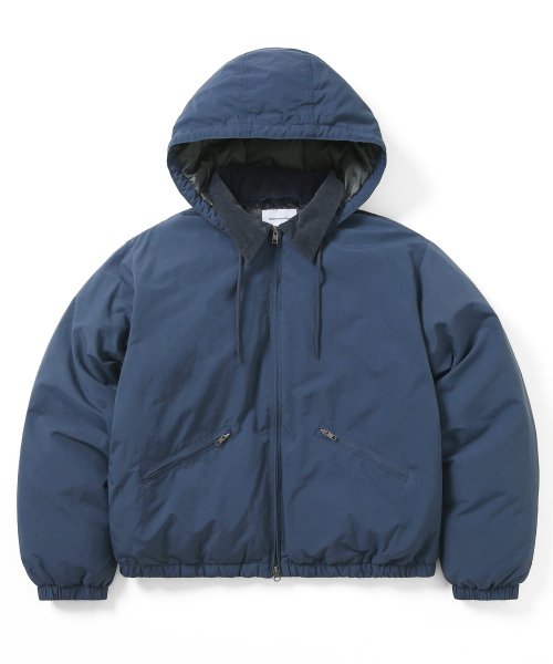 MUSINSA | thisisneverthat® Washed Down Puffer Jacket Navy