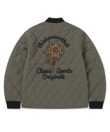 Edelweiss Quilted Jacket Olive
