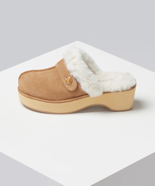 No 6 clearance fur clogs