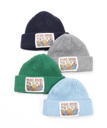 PEACE BEGINS SMILE BEANIE (4 COLOR)