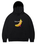 한량(HANRYANG) HR 0051 yellow banana hoodie black y 노랑 바나나 블랙후드