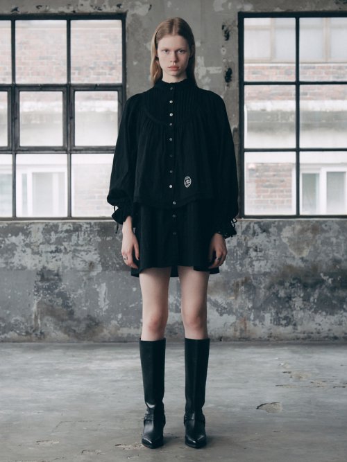 ワンピース asif CALIE PINTUCK MINI DRESS BMY839 에즈이프 캘리(ASIF CALIE) PINTUCK MINI DRESS WHITE - 사이즈
