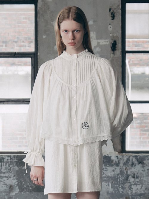 ワンピース asif CALIE PINTUCK MINI DRESS BMY839 에즈이프 캘리(ASIF CALIE) PINTUCK MINI DRESS WHITE - 사이즈