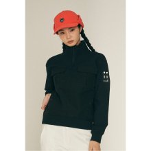 Woven Patched Half Zip-up (for Women)_G5TAW23571BKX