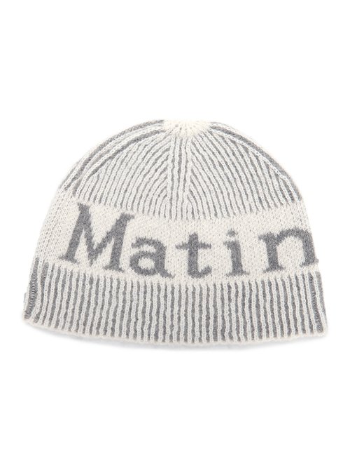 Martin Kim】MATIN STRIPE TWO TONE BEANIE - luknova.com