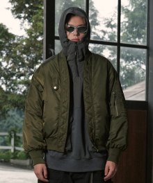MA-1 QUILTED CARDIGAN OLIVE_FP4WD90U