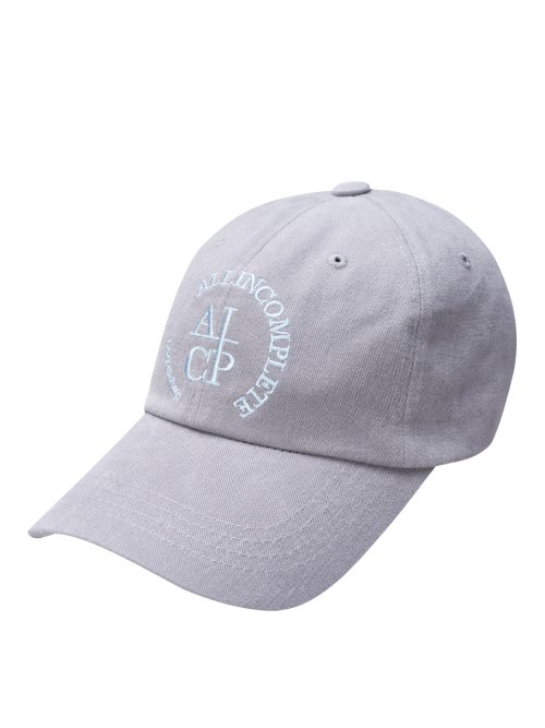 Round Logo Ball Cap (Gray)