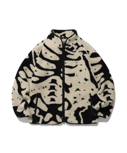 [나이스고스트클럽] FOSSIL FLEECE JACKET_BEIGE(NG2DFUB930A) NG2DFUB930ABE
