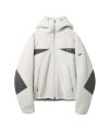 Traveller Hooded Fleece Jacket - Ecru