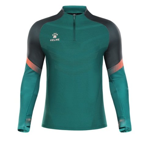 8061tt1007 трикотажный тренировочный жакет с полумолнией Green Black
