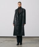 르네제이(RENEJ) [HANDMADE] Leather Long Coat