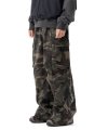 Camouflage Twill Cargo Pants (Olive)