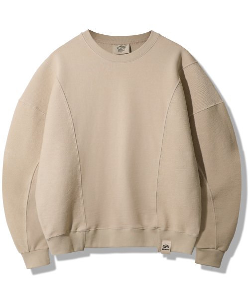Свитшот с обратным узором - Beige