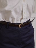 옴니포턴트(OMNIPOTENT) omn leather belt [brown]