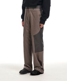 MULTIPLE DIVISION TWILL PANTS BEIGE