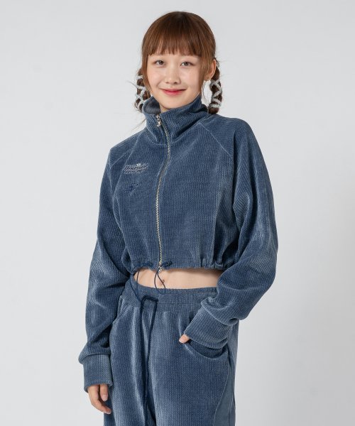 MARTIN VELVET на молнии JACKET_NAVY