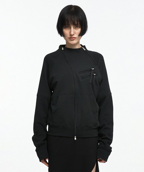 나체(NACHE) ZIP DETAIL TRACK JERSEY BLACK - 사이즈 & 후기