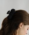 HFS026 Glitter ribbon hair clip