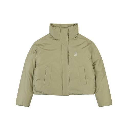 Женский пуховик Amber 9575 KHAKI