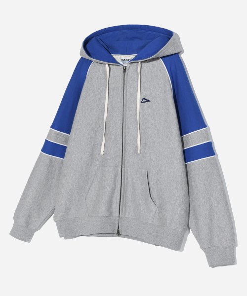 Color block cheap zip up hoodie