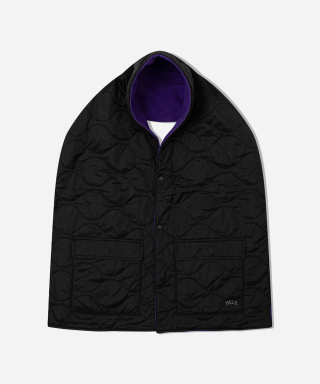 예일(YALE) [ONEMILE WEAR] PADDED POCKET CAPE BLACK / PURPLE 상품 이미지