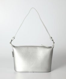 Shoulder crunch bag - Silver