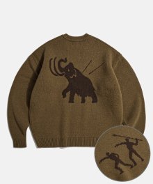 Mammoth Hunt Knit Sweater Cinnamon