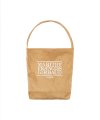 CLASSIC LOGO SUEDE TOTE BAG brown