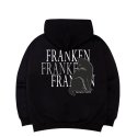 프랑켄모노(FRANKENMONO) (특양면) 심플 블랙캣 후드 티셔츠