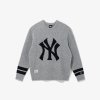 MLB 뉴욕 양키스 아플리케 로고 스웨터 헤더 그레이 13781164