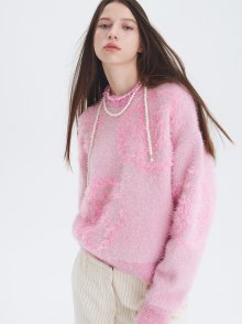 LOVE ROSE KNIT PULLOVER _PINK