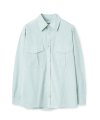 wide pocket shirts (mint grey)