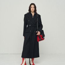 DOUBLE BREASTED BELTED COAT