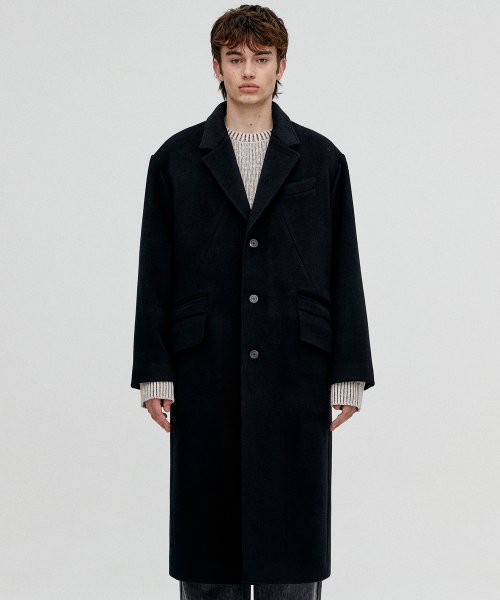 INCISION SINGLE COAT [BLACK]