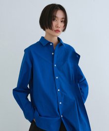 Patched Raw Panel Long Shirts_RQSAA23504BUX