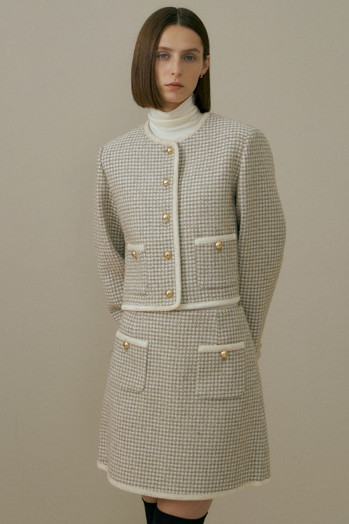 HOUND LINE TWEED JACKET